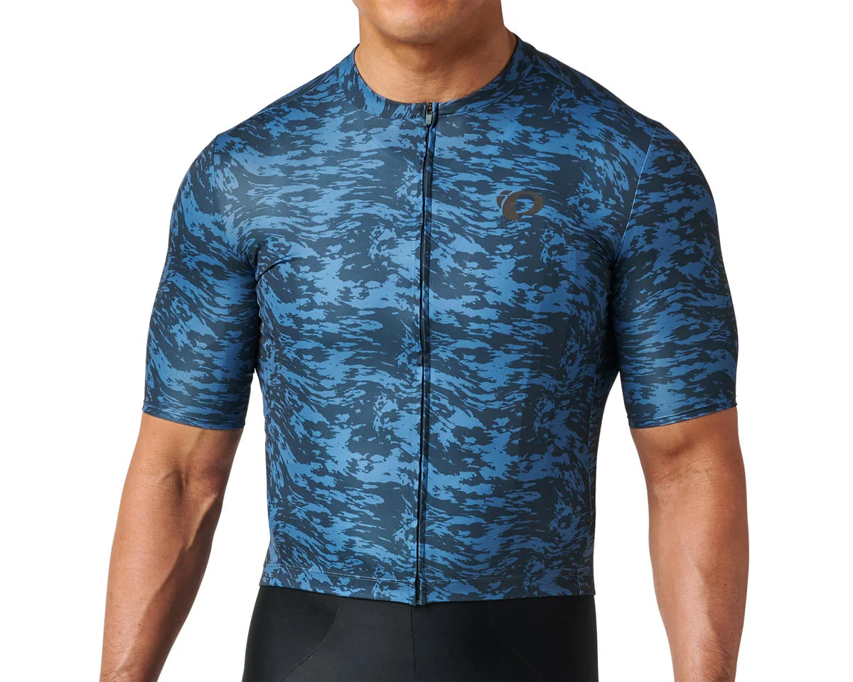 Pearl iZUMi Attack Short Sleeve Jersey (Dark Slate Waverock) (XL)